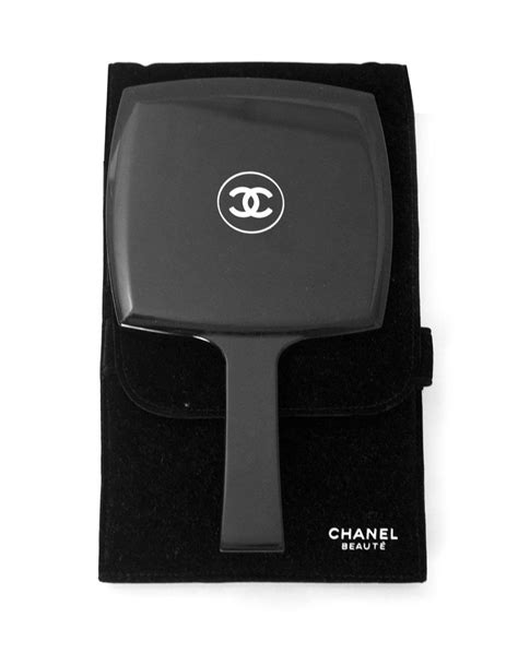 chanel mirror with handle|Chanel hand held mirror.